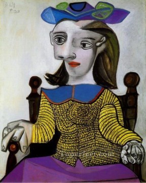 Pablo Picasso Painting - Dora's yellow sweater 1939 cubism Pablo Picasso